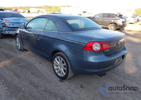2007 Volkswagen Eos 2.0T Luxury from USA, damaged, VIN WVWFA71F17V038112